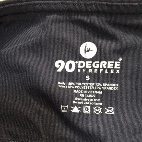 NWT! 90 DEGREES by reflex size S cut out leggings - Picture 3 of 10
